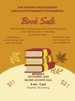 HGSA 2021 fall book sale