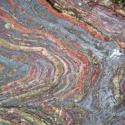 Geologic layering image.